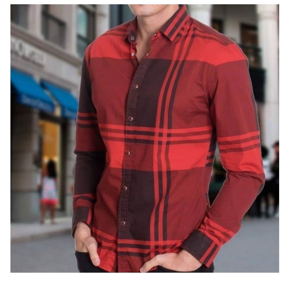 Plaid Pattern Shirt